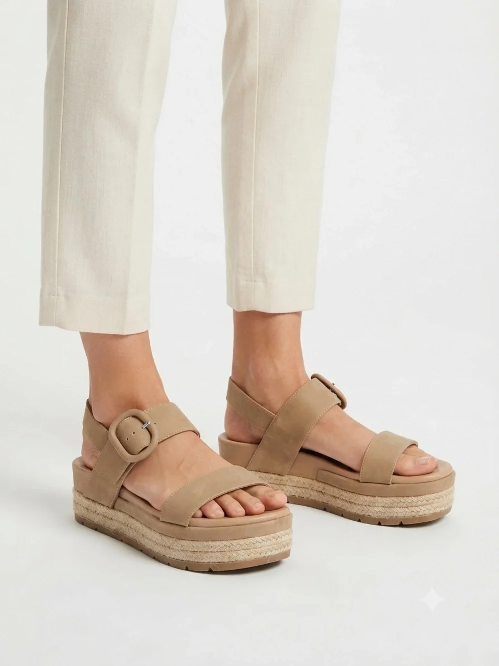 Michael by Michael Shannon Kira Espadrille Sandals Tan Women’s Size 9.5 M